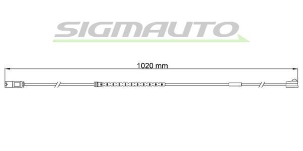 Sigmauto WI0788 Warning contact, brake pad wear WI0788