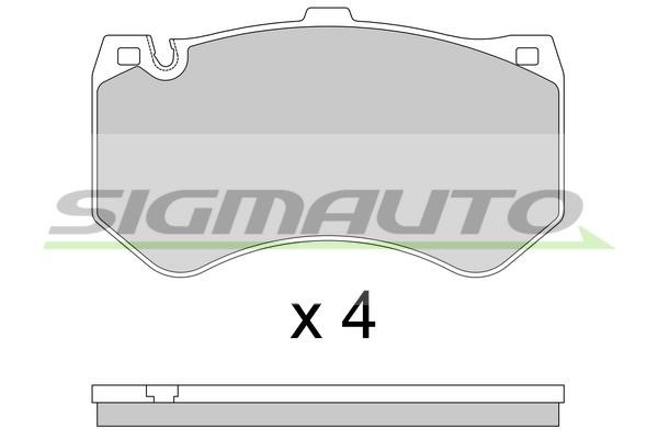 Sigmauto SPB779 Brake Pad Set, disc brake SPB779