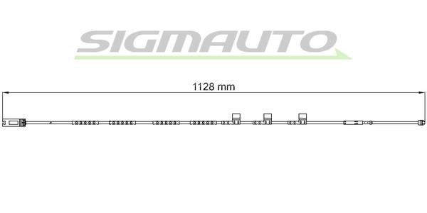 Sigmauto WI0701 Warning contact, brake pad wear WI0701