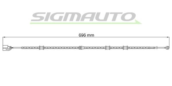 Sigmauto WI0959 Warning contact, brake pad wear WI0959