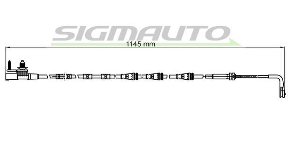 Sigmauto WI0977 Warning contact, brake pad wear WI0977