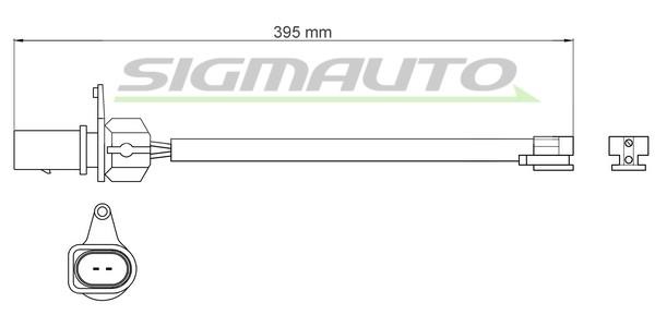Sigmauto WI0967 Warning contact, brake pad wear WI0967