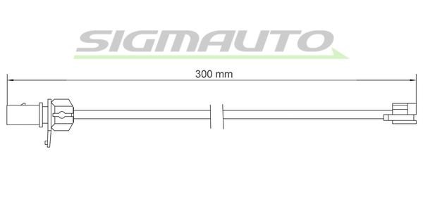 Sigmauto WI0944 Warning contact, brake pad wear WI0944