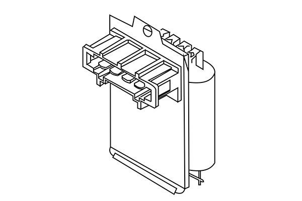 WXQP 350721 Resistor, interior blower 350721