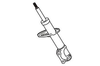 WXQP 360887 Front oil shock absorber 360887