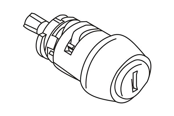 WXQP 350891 Lock Cylinder, ignition lock 350891