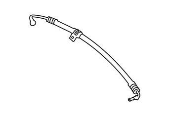 WXQP 370529 Hydraulic Hose, steering system 370529