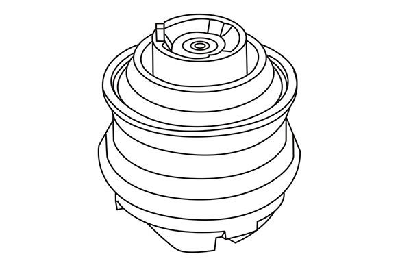 WXQP 180557 Engine mount 180557