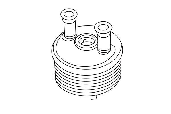 WXQP 313237 Oil Cooler, engine oil 313237