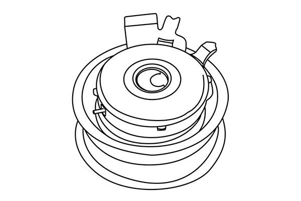 WXQP 311529 Tensioner pulley, timing belt 311529