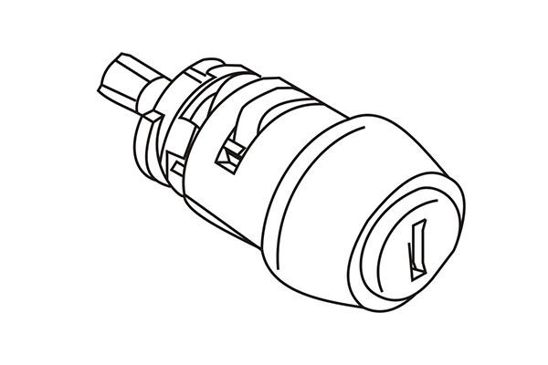 WXQP 350893 Lock Cylinder, ignition lock 350893