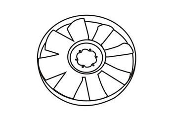 WXQP 120803 Fan impeller 120803