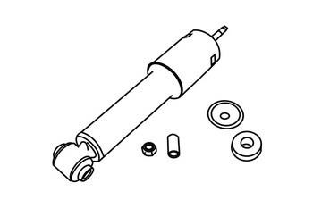 WXQP 360967 Front oil shock absorber 360967