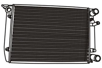 WXQP 120439 Radiator, engine cooling 120439