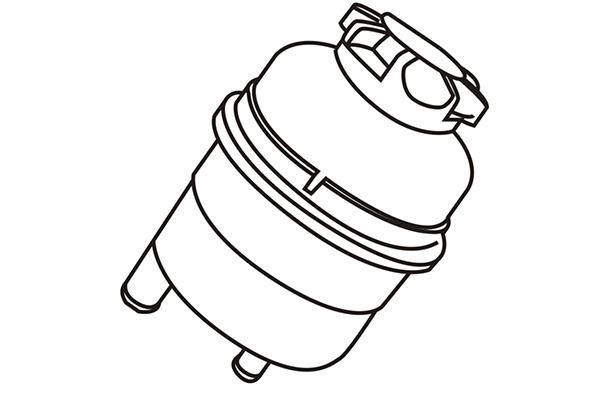 WXQP 240187 Expansion Tank, power steering hydraulic oil 240187