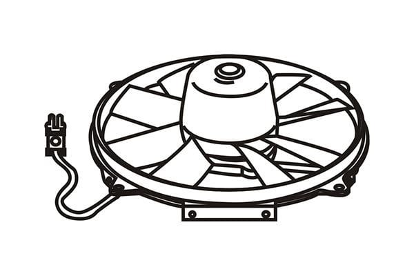 WXQP 150011 Hub, engine cooling fan wheel 150011
