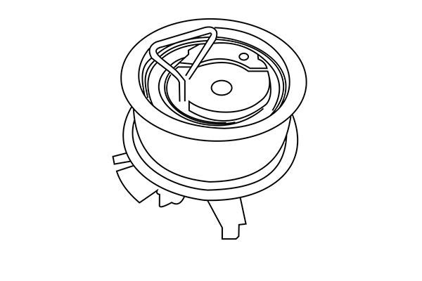 WXQP 310507 Tensioner pulley, timing belt 310507