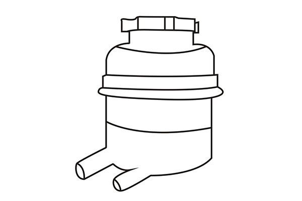 WXQP 260697 Expansion Tank, power steering hydraulic oil 260697
