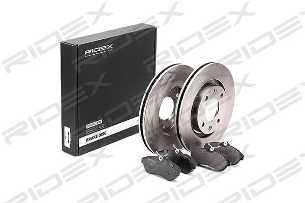 Ridex 3405B0191 Front ventilated brake discs with pads, set 3405B0191