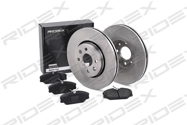 Ridex 3405B0226 Front ventilated brake discs with pads, set 3405B0226