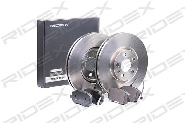 Ridex 3405B0196 Front ventilated brake discs with pads, set 3405B0196