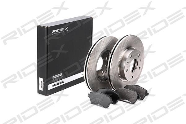 Ridex 3405B0131 Front ventilated brake discs with pads, set 3405B0131
