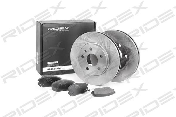 Ridex 3405B0231 Front ventilated brake discs with pads, set 3405B0231