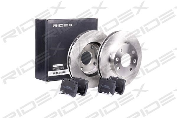 Ridex 3405B0203 Front ventilated brake discs with pads, set 3405B0203