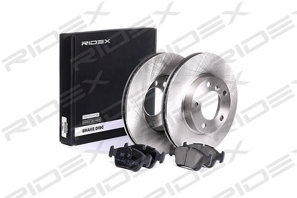 Ridex 3405B0039 Front ventilated brake discs with pads, set 3405B0039