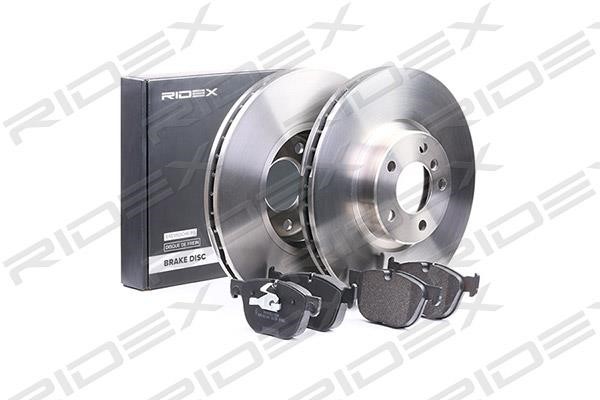 Ridex 3405B0303 Front ventilated brake discs with pads, set 3405B0303