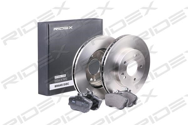 Ridex 3405B0220 Front ventilated brake discs with pads, set 3405B0220