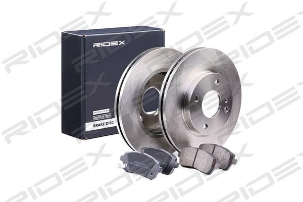 Ridex 3405B0238 Front ventilated brake discs with pads, set 3405B0238