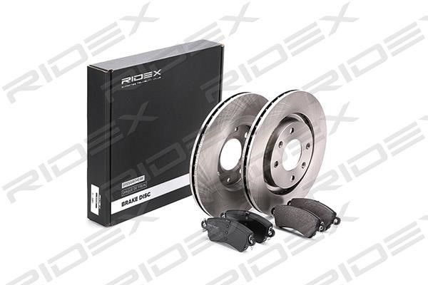 Ridex 3405B0129 Front ventilated brake discs with pads, set 3405B0129