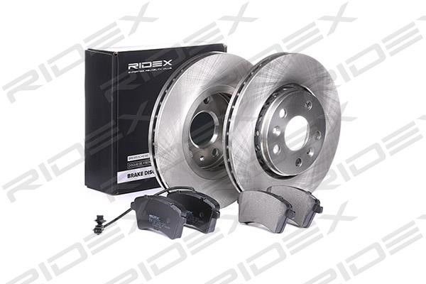 Ridex 3405B0233 Front ventilated brake discs with pads, set 3405B0233
