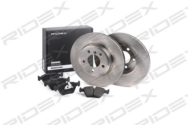 Ridex 3405B0285 Front ventilated brake discs with pads, set 3405B0285