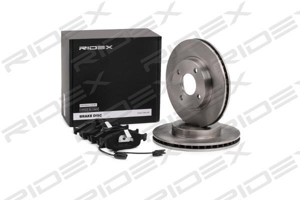 Ridex 3405B0341 Front ventilated brake discs with pads, set 3405B0341