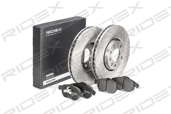 Ridex 3405B0253 Front ventilated brake discs with pads, set 3405B0253
