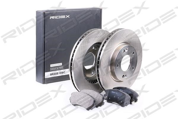 Ridex 3405B0279 Front ventilated brake discs with pads, set 3405B0279