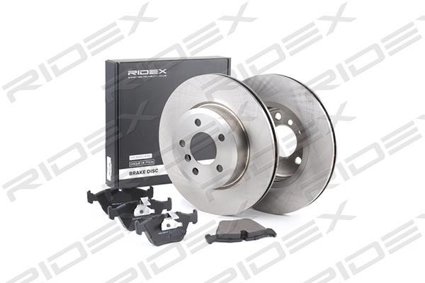 Ridex 3405B0289 Front ventilated brake discs with pads, set 3405B0289