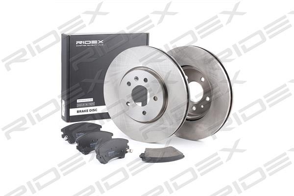 Ridex 3405B0277 Front ventilated brake discs with pads, set 3405B0277