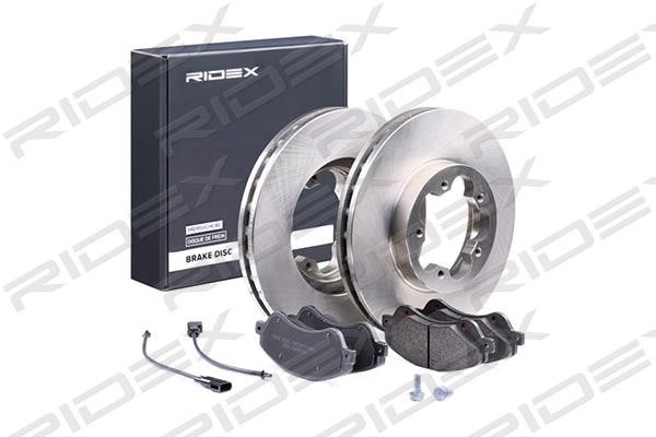 Ridex 3405B0254 Front ventilated brake discs with pads, set 3405B0254
