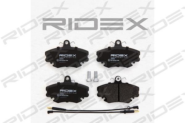 Ridex 402B0036 Brake Pad Set, disc brake 402B0036