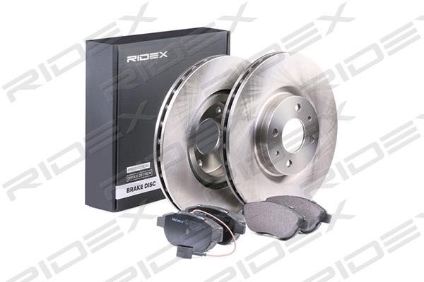 Ridex 3405B0112 Front ventilated brake discs with pads, set 3405B0112