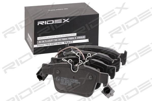 Ridex 402B1339 Brake Pad Set, disc brake 402B1339