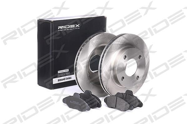 Ridex 3405B0178 Front ventilated brake discs with pads, set 3405B0178