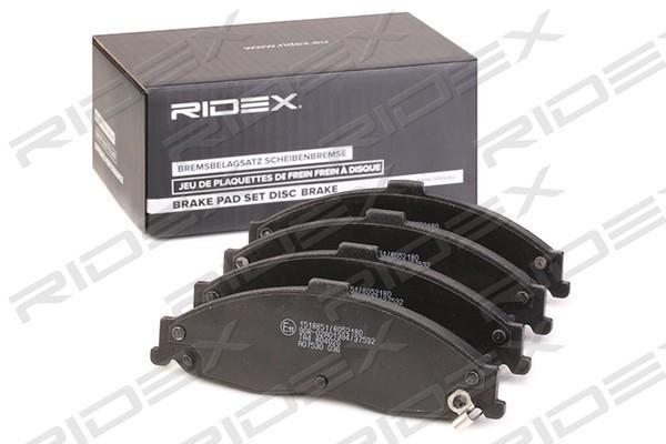 Ridex 402B0825 Brake Pad Set, disc brake 402B0825