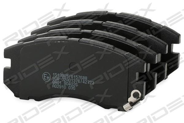 Brake Pad Set, disc brake Ridex 402B0807