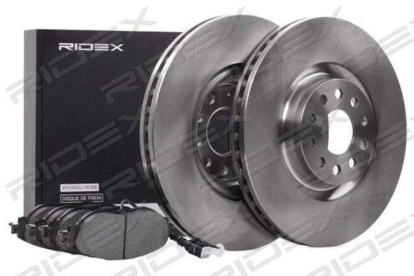 Ridex 3405B0424 Front ventilated brake discs with pads, set 3405B0424