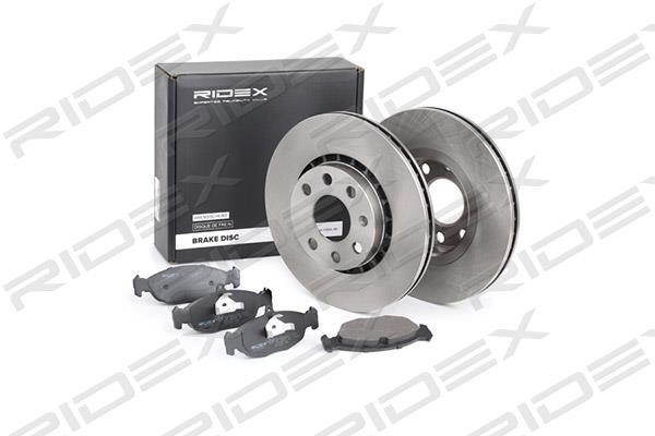 Ridex 3405B0217 Front ventilated brake discs with pads, set 3405B0217