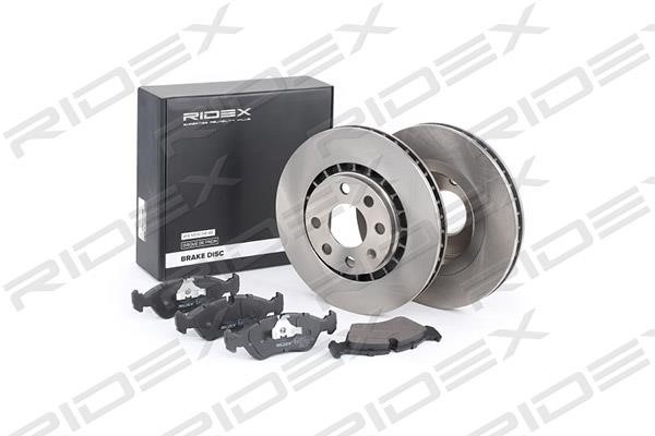 Ridex 3405B0154 Front ventilated brake discs with pads, set 3405B0154